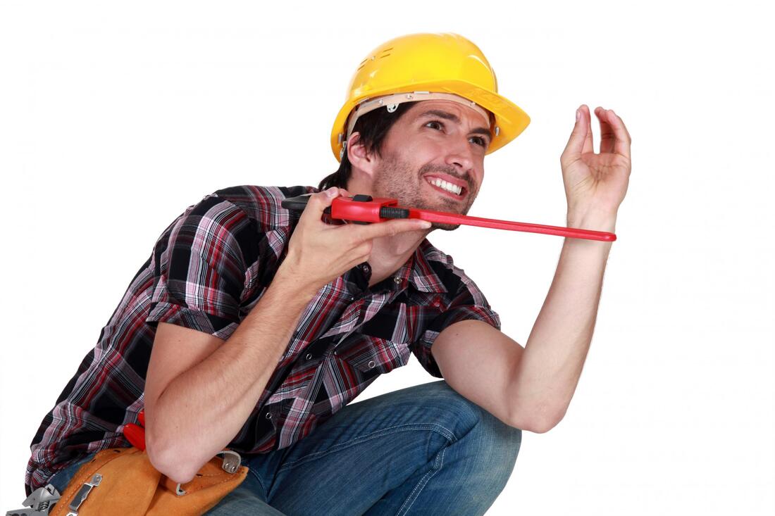 professional carpenter during work  
